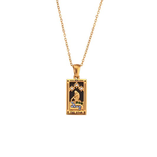 Tarot-Inspired Pendant Necklace