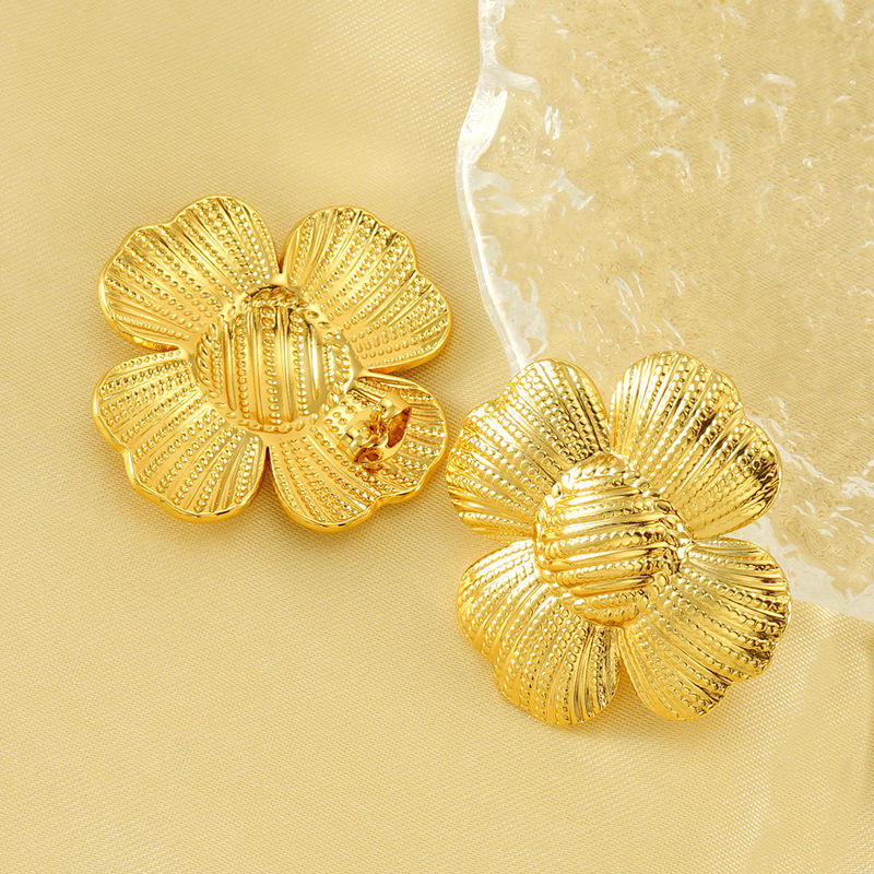 Retro Boho Gold Earrings
