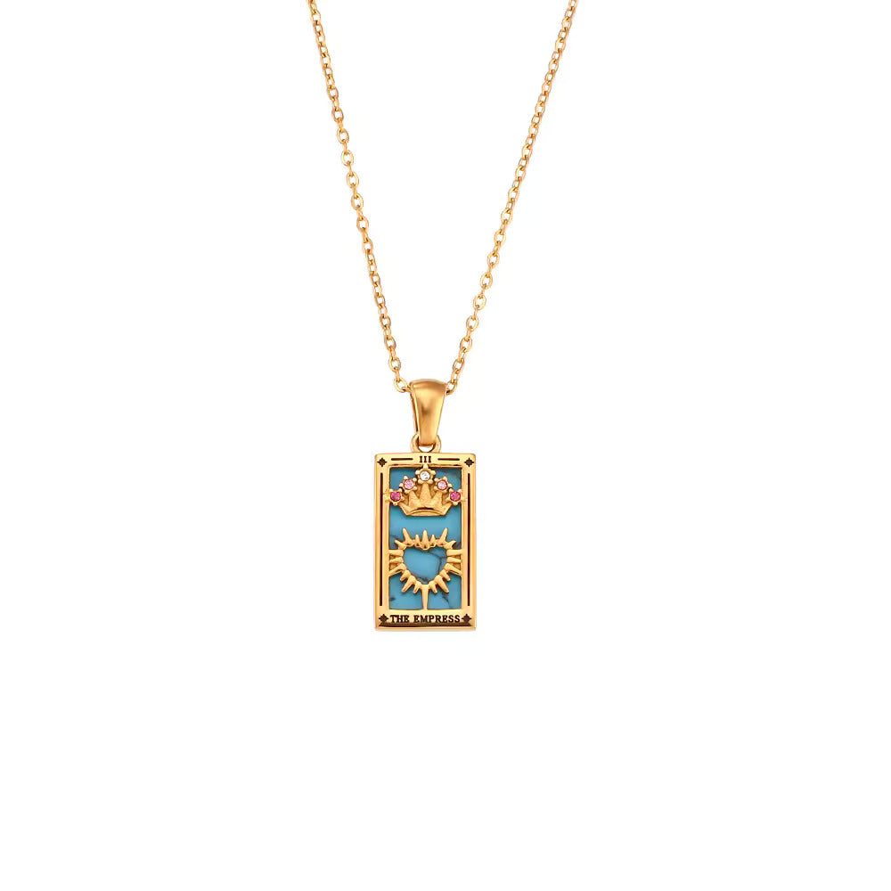 Tarot-Inspired Pendant Necklace