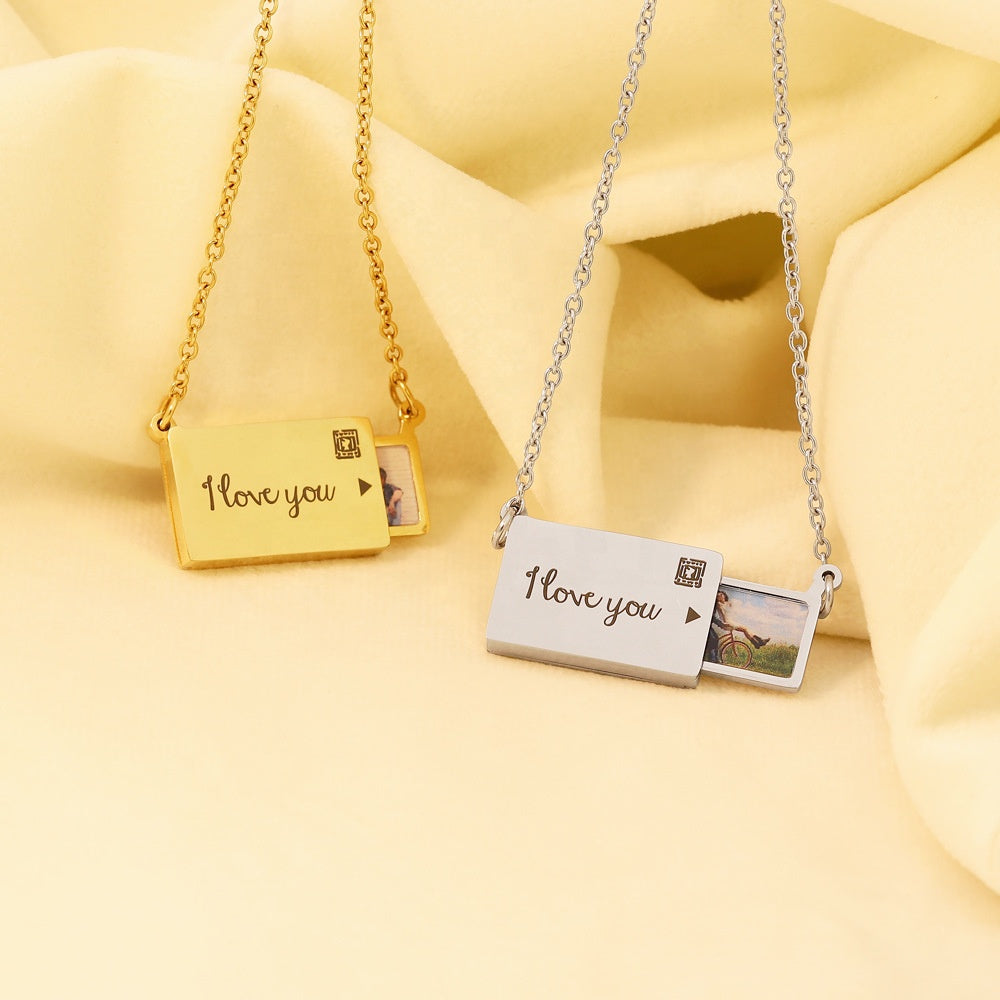 Photo Locket Keepsake Necklace