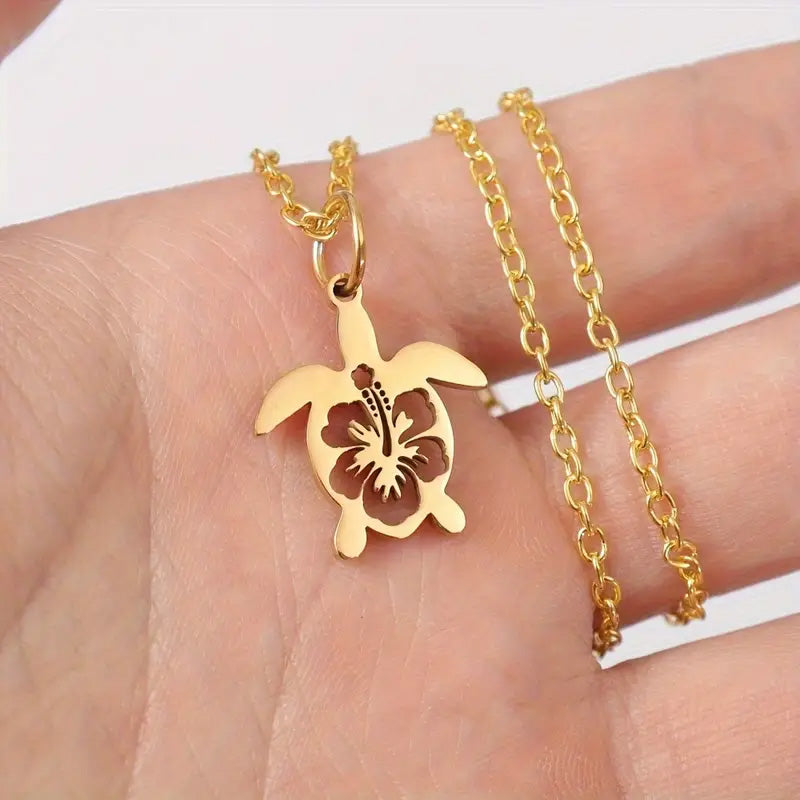 Beach Turtle Necklace