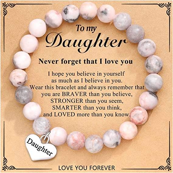 Daughter’s Strength & Love Stone Bracelet