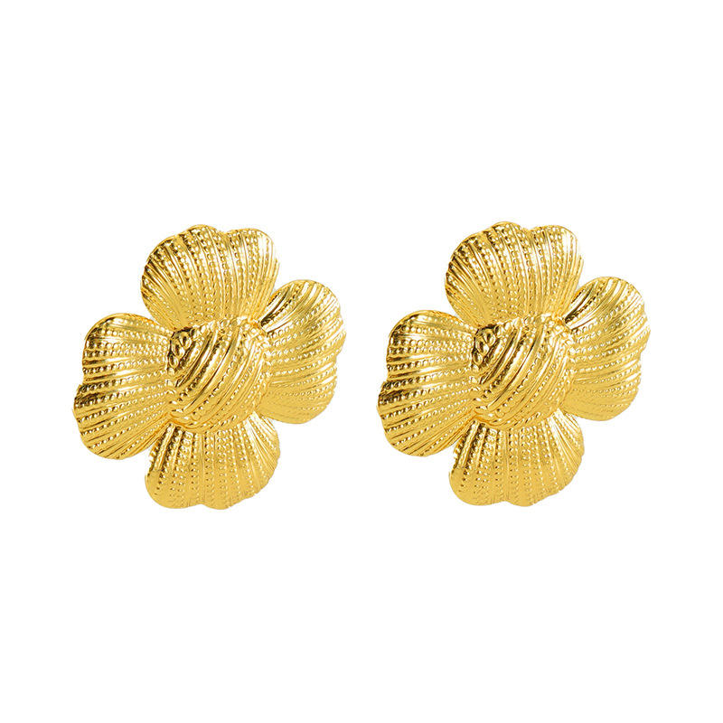 Retro Boho Gold Earrings