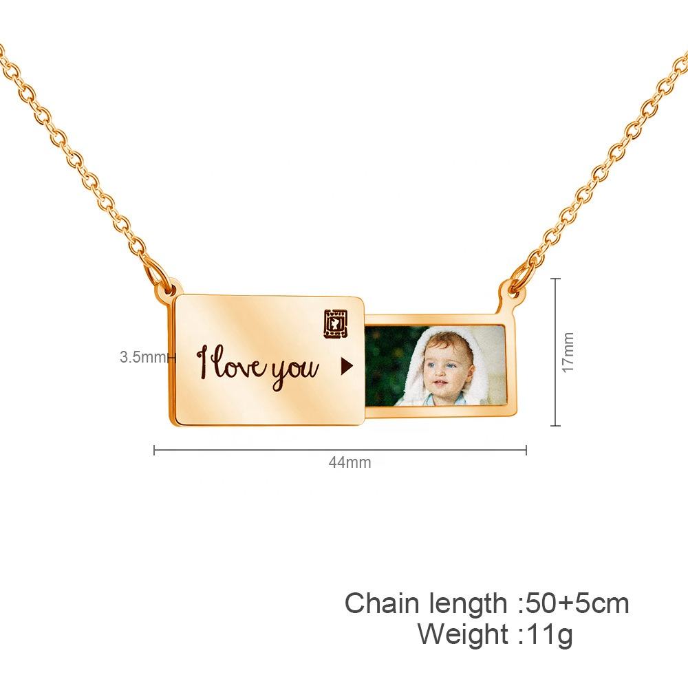Photo Locket Keepsake Necklace