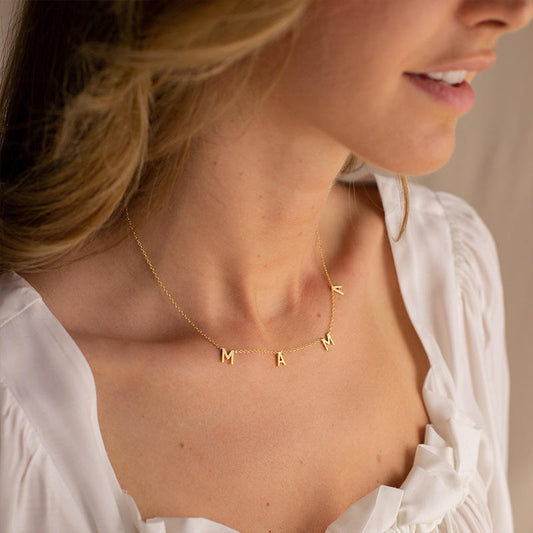 18K Gold Plated "Mama" Necklace