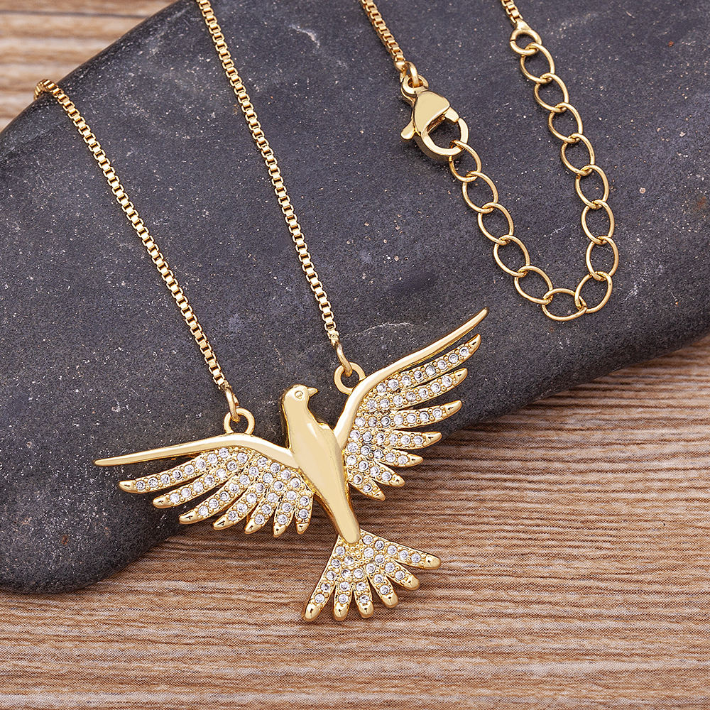 Gold Free Bird Necklace