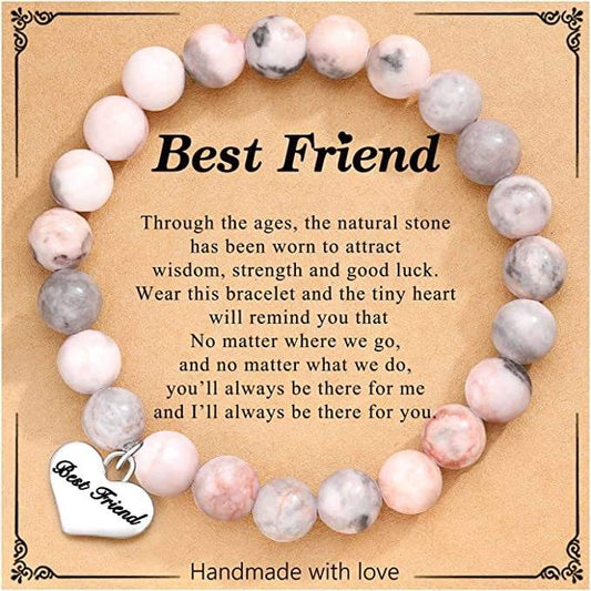 Bestie Heartstone Friendship Bracelet