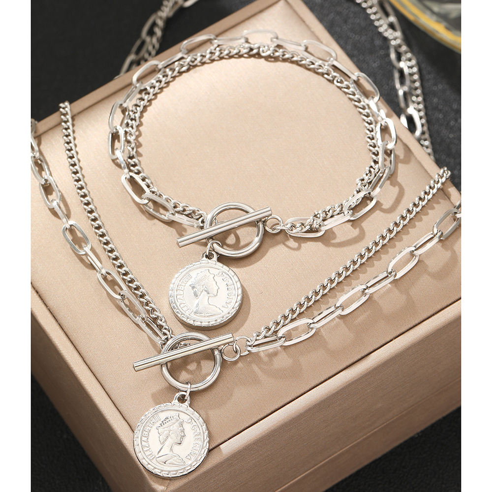 Multi-Layer Medallion Necklace