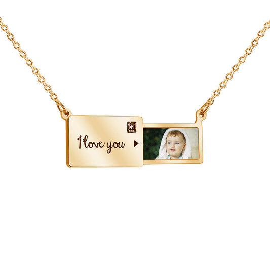 Photo Locket Keepsake Necklace